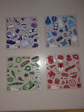 Pipsticks Stickers 4 Sheets Included